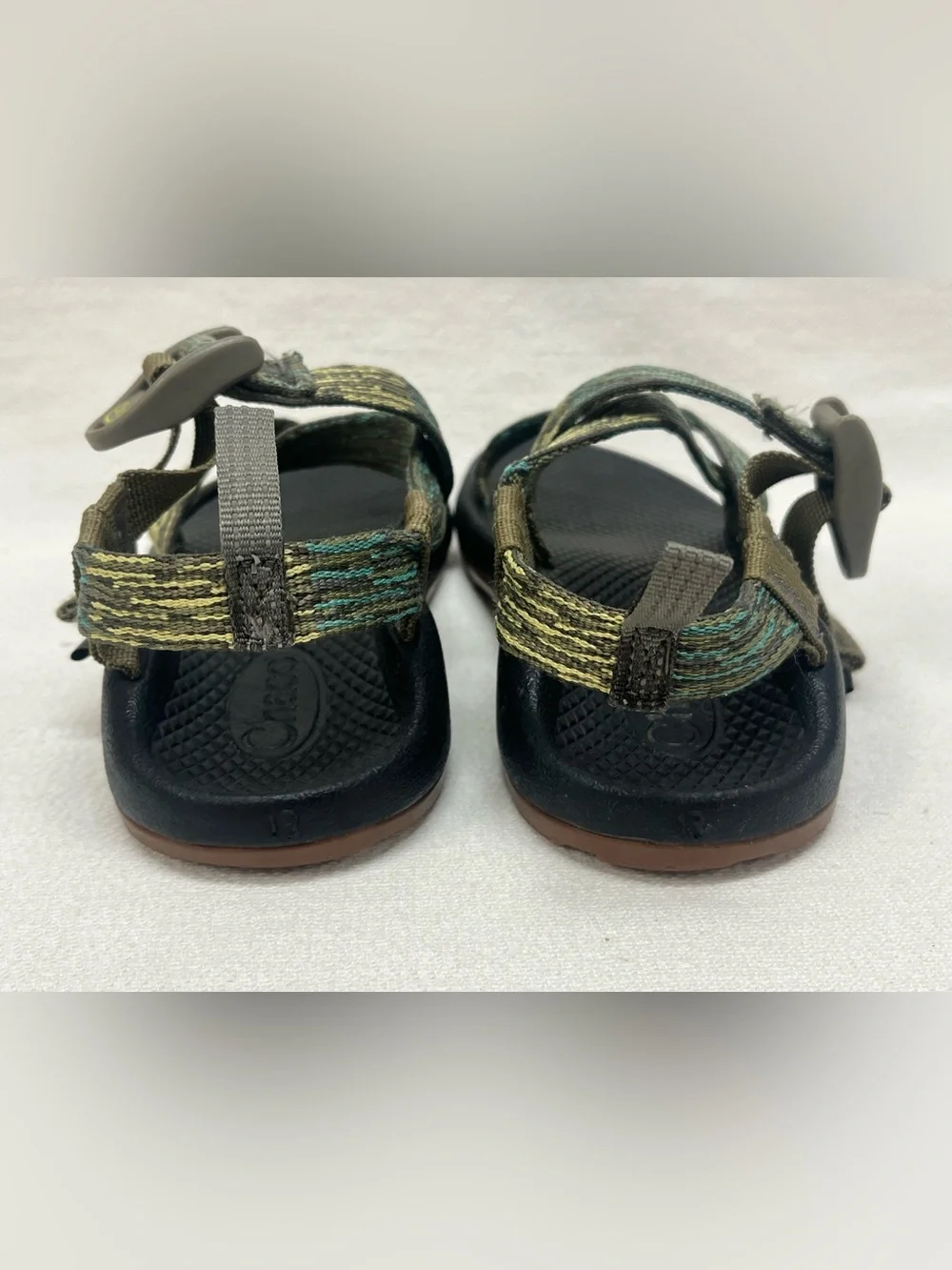 Chaco Kids Multicolor Green Strappy Sandals